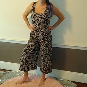 Black and white one piece  jumpsuit pantsuit